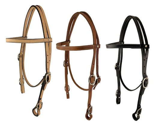 Showman ® Argentina Cow Leather headstall