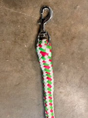 8.5' Multi-Colored Braided Softy Cotton Lead Rope