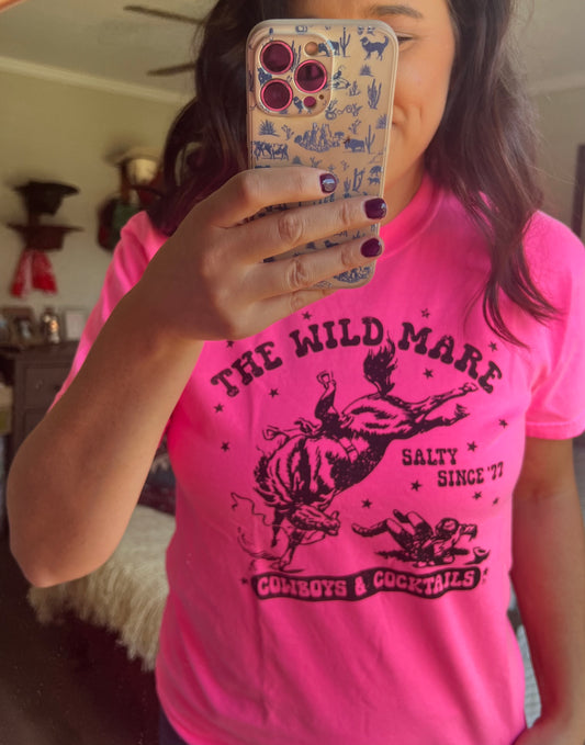 The Wild Mare *Salty since '77* Cowboys & Cocktails tee